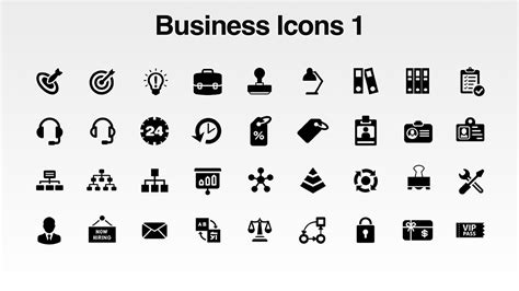 Download FREE Vector Icon Pack For Presentations