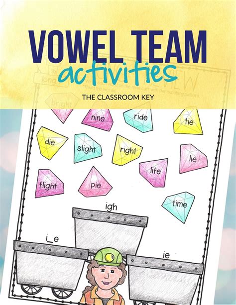 Vowel Team Activities The Classroom Key