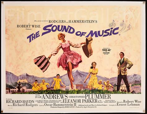 The Sound Of Music Movie Poster British Quad 30x40 Original Vintage Movie Poster 4594
