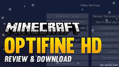 Optifine Hd Mod 11651164115211441132 Mc