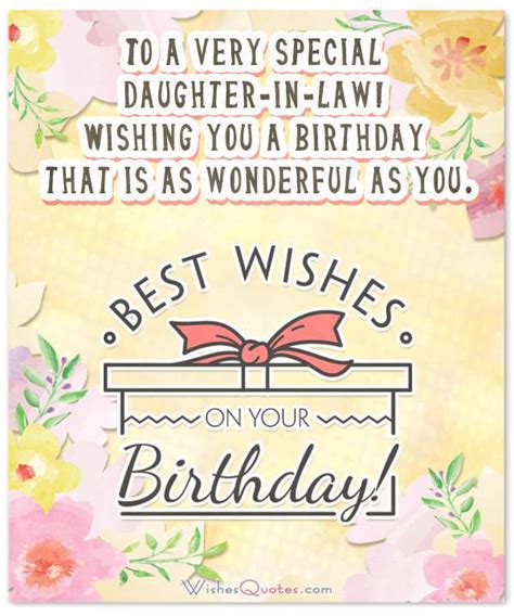 You have brought our hearts more joy, sunshine and beauty than we ever could've imagined. Birthday Wishes For Daughter-in-Law From The Heart By ...