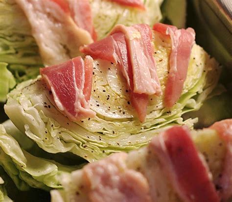 Coat both of the cut sides of each cabbage wedge with the parmesan cheese and place on the prepared baking sheet. Baked Cabbage - Bunny's Warm Oven
