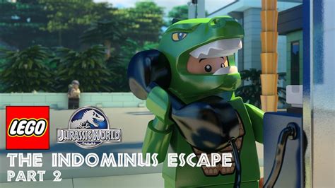 Part 2 Lego® Jurassic World The Indominus Escape Youtube