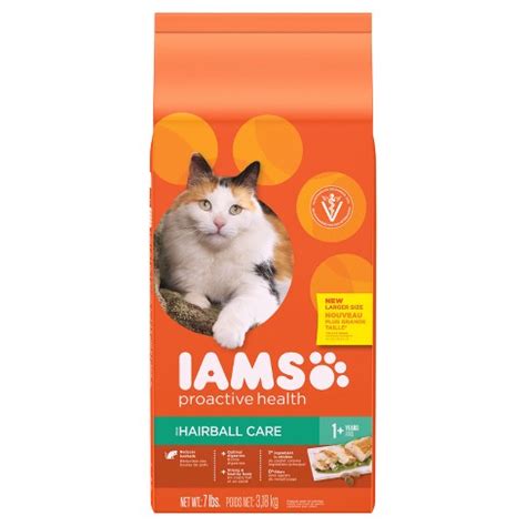 Read your article about iams cat food. IAMS Proactive Health - Adult Hairball Care Dry Cat Food ...