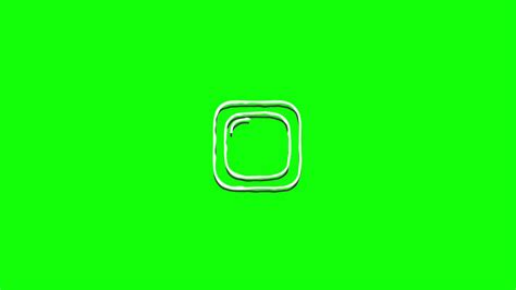 Instagram Icon Green Screen Stock Video Footage Storyblocks