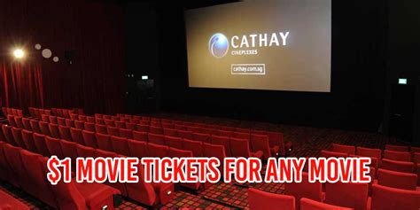 Crazy Cheap $1 Movie Tickets At Cathay Parkway Parade Till 30 Sep
