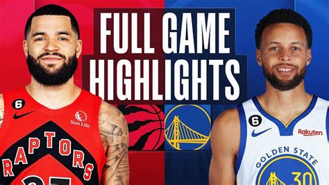 Toronto Raptors Vs Golden State Warriors Full Game Highlights Jan