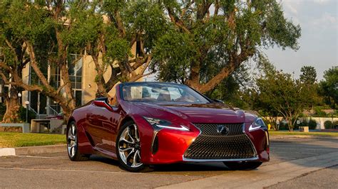 2021 Lexus Lc 500 Convertible Review Stunning Looks Above All Cnet