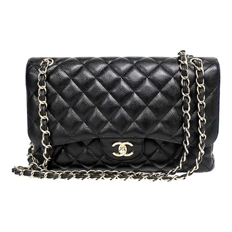 Chanel Caviar Classic Jumbo Double Flap Bag Oliver Jewellery
