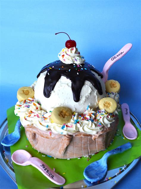 Decadent Ice Cream Sundae Cake Cakecentral Com