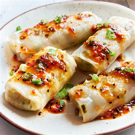 Vegan Rice Paper Tofu Dumplings Recipe Crazy Yum Min