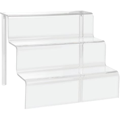 acrylic display shelf with stairway design display shelves stairway design acrylic display