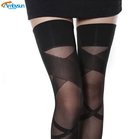 1 x sexy womens girls ladies lace sexy warm top stay up thigh high over the knee sock long