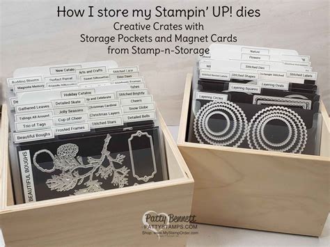 Stampin Up Die Storage Solution Stamp Storage Scrapbook Storage