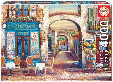 En kubekings vous trouverez des puzzles de 6000 pièces, pour les plus aventureux. La Petit Cafe 4000 Piece Jigsaw Puzzle (18014) - Puzzle ...