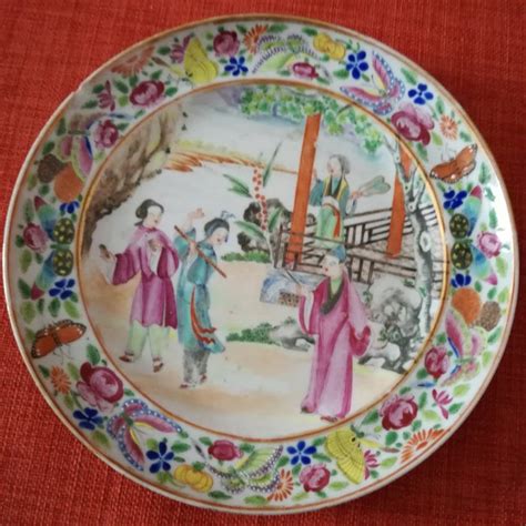 Famille Rose Porcelain Plate China 19th Century Catawiki
