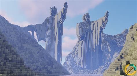 The Argonath Minecraft Middle Earth