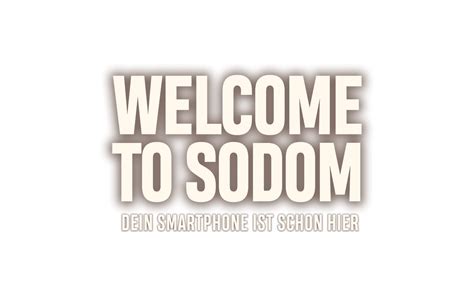 Welcome To Sodom