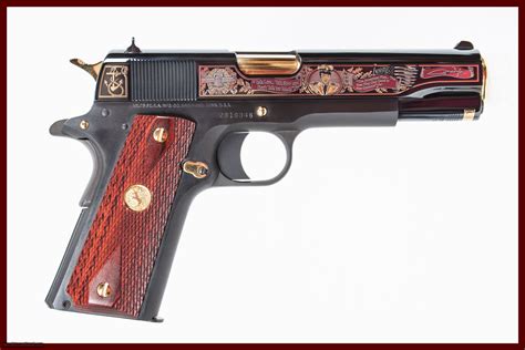 COLT 1911 JOHN WAYNE COMMEMORATIVE 45 ACP USED GUN INV 221856