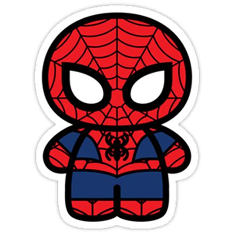 Marvel Chibi Spider Man Sticker Sticker Mania