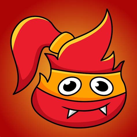 Premium Vector Fire Emoji Character Cartoon Illustration