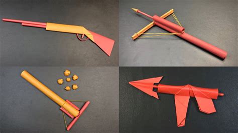 How To Make Origami Gun