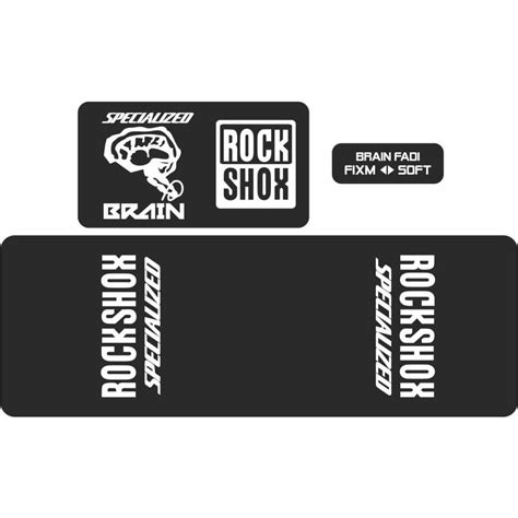 Rear Shock Sticker Rock Shox Brain Epic Fsr 2021 Buy It Now On