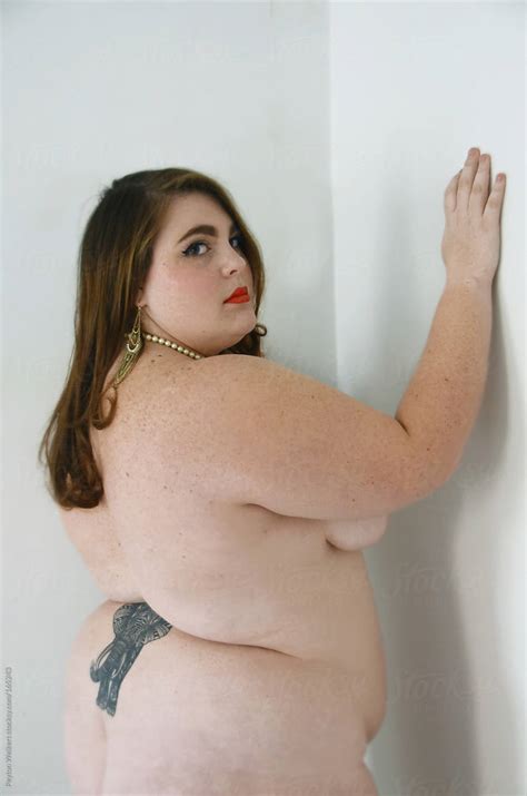 Plus Size Nude Model With Tattoo By Stocksy Contributor Peyton