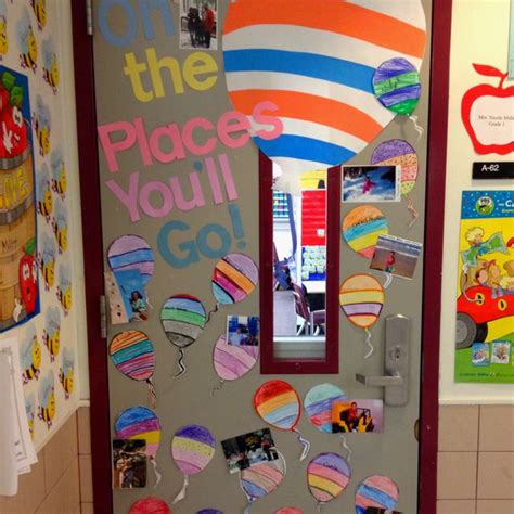 oh the places you ll go door decoration kindergarten classroom decor diy classroom decorations