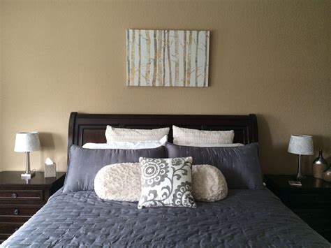 Https://tommynaija.com/paint Color/bedroom Paint Color With Espresso Furniture And Grey Accents