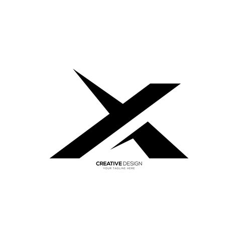 Letter Y X K Initial Modern Typography Unique Gaming Monogram Abstract Logo X Logo Y Logo