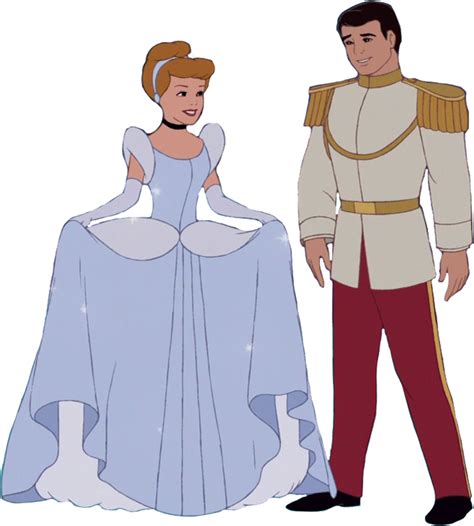 Princess Cinderella And Prince Charming Vector By Homersimpson1983 On