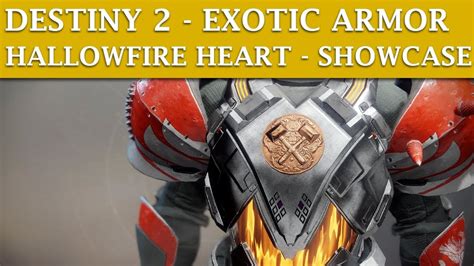 Destiny 2 Exotic Armor Hallowfire Heart Titan Exotic Chest Armor
