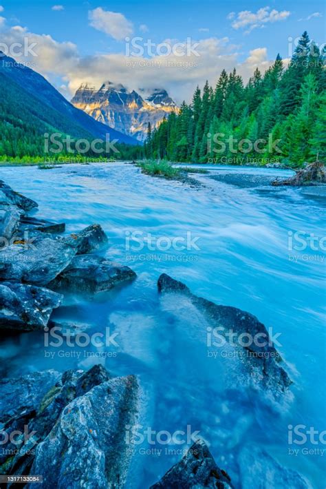 Mount Robson Provincial Park In British Columbia Canada Stock Photo