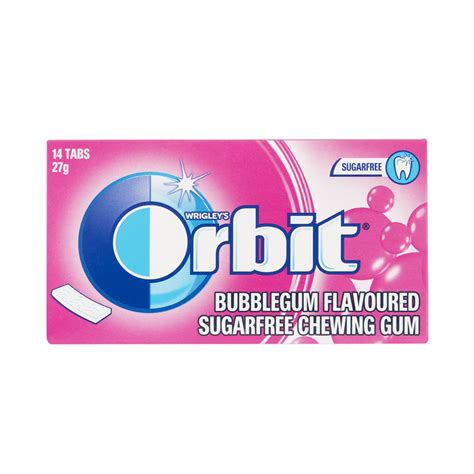 Orbit Bubblegum Flavoured Sugarfree Chewing Gum 14 Pcs Za