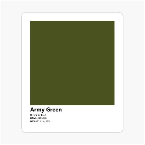 Army Green Color Codes The Hex Rgb And Cmyk Values That You Need Vlr