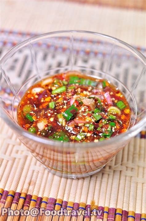 Thai Style Spicy Dipping Sauce Nam Jim Jaew Spicy Dipping Sauce