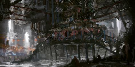 Futuristic Slums By Huy Tran Viet