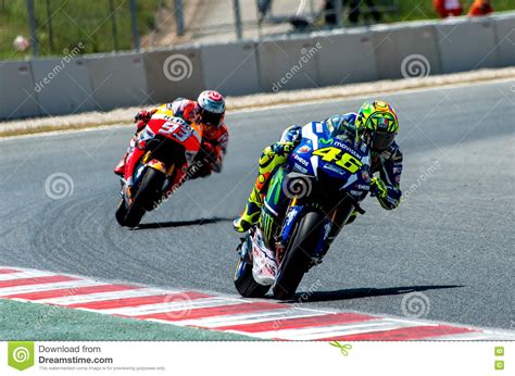 Gp Catalunya Motogp Marquez De Valentino Rossi Y De Marc Foto De