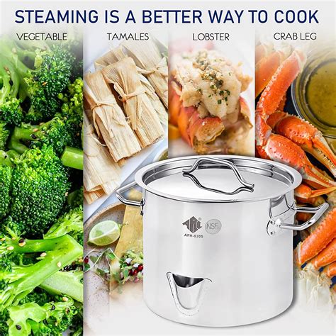 Buy Arc 24qt Stainless Steel Vegetable Steamer Tamale Steamer Pot
