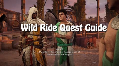 Assassin S Creed Origins Wild Ride Quest Guide YouTube