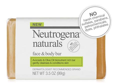 Neutrogena Naturals Face And Body Bar 35 Ounce Bars Pack