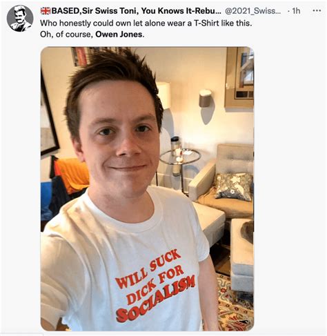 Moron Of The Moment 2022 ‘angry Man Owen Jones The Steeple Times