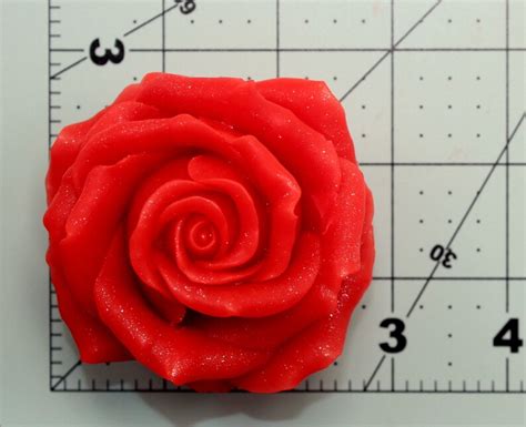 Large Rose Silicone Mold For Soap Flower Silicone Mold Etsy