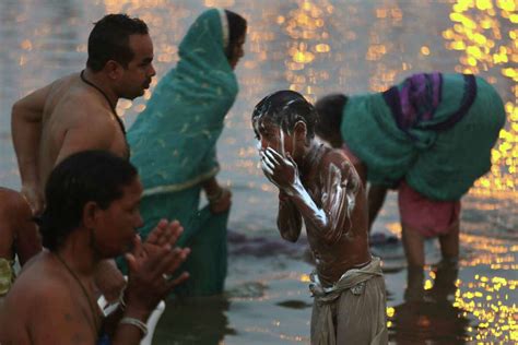 cleansing ritual draws millions of hindus