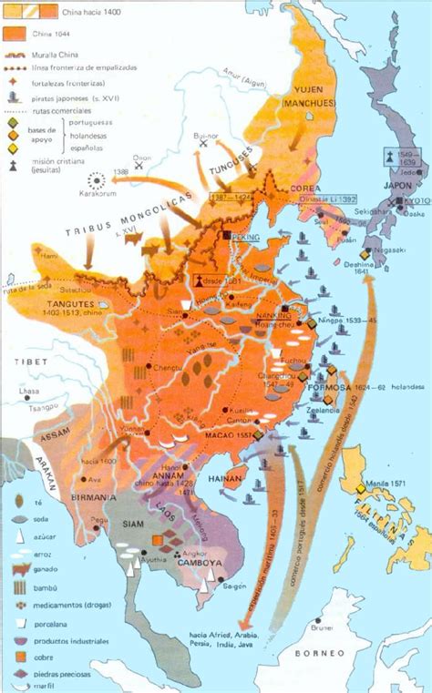 China History Maps 1368 1644 Ming