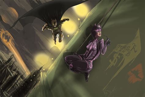 Future Batman Vs Catwoman By Bdshin On Deviantart