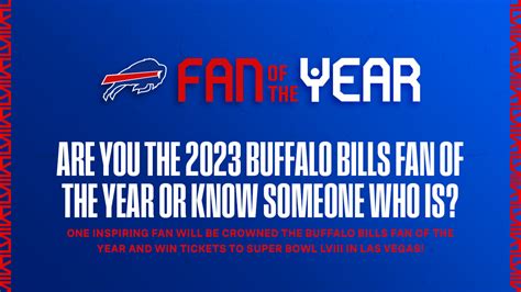 How Bills Fans Can Enter The Nfls 2023 Fan Of The Year Contest Bvm Sports