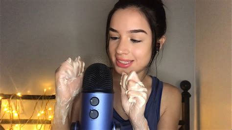 asmr lotion hand sounds youtube