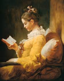A Young Girl Reading Oil Painting Of Jean Honoré Fragonard As Art